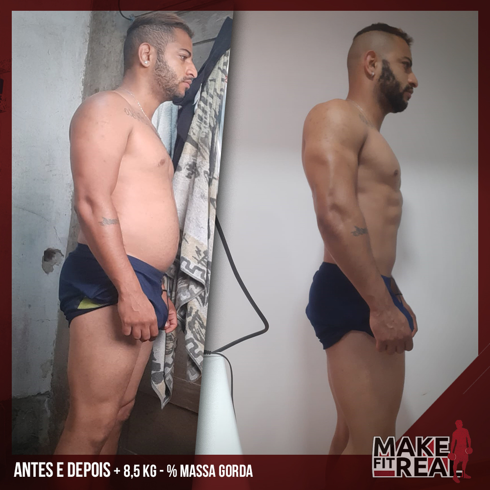Antes e Depois jogador brasileirão