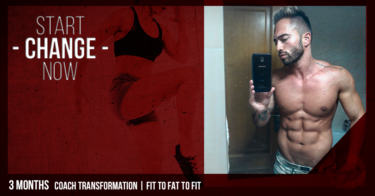 André Duarte| 3 Months | 1 of our COACHES | FIT TO FAT TO FIT | Online Coaching